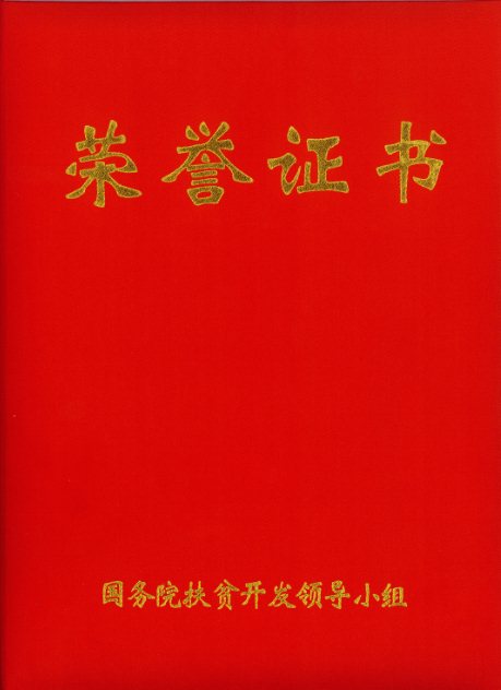 卢志强董事长荣获“全国社会扶贫先进个人”荣誉称号